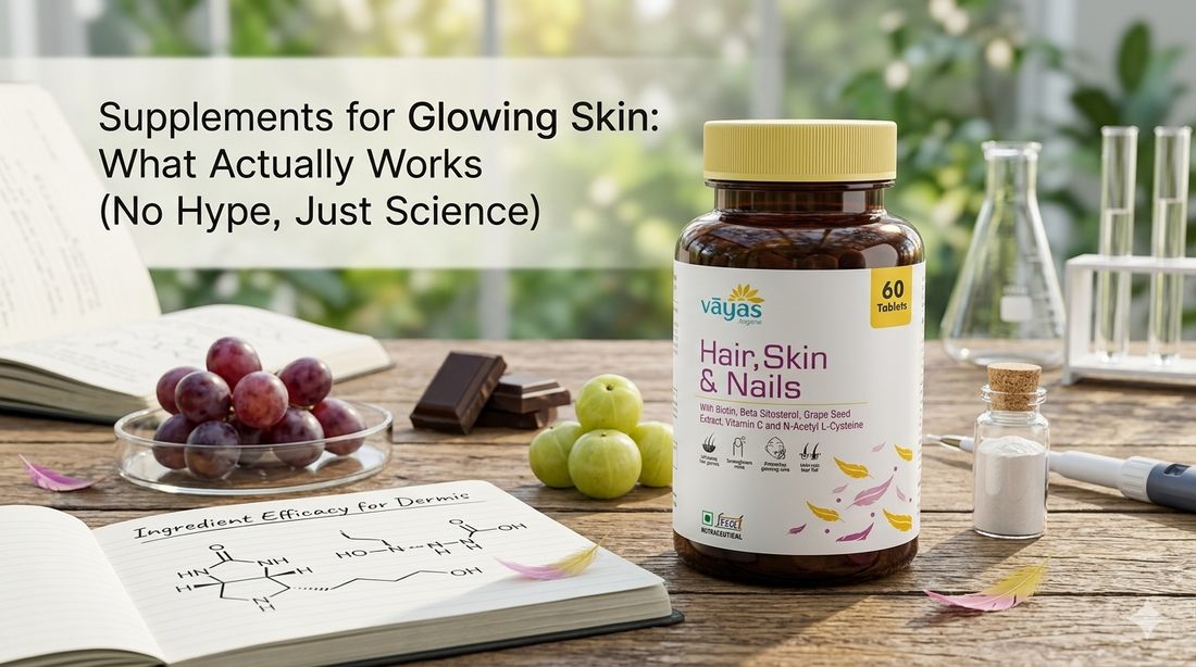 Supplements for Glowing Skin: What Actually Works (No Hype, Just Science)