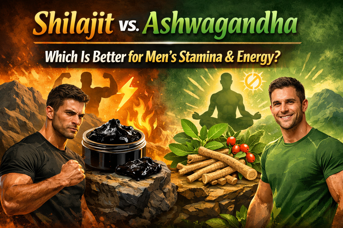 Shilajit vs. Ashwagandha: Which Is Better for Men's Stamina and Energy?