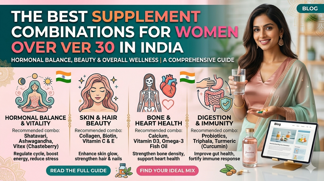 The Best Supplement Combinations for Women Over 30 in India