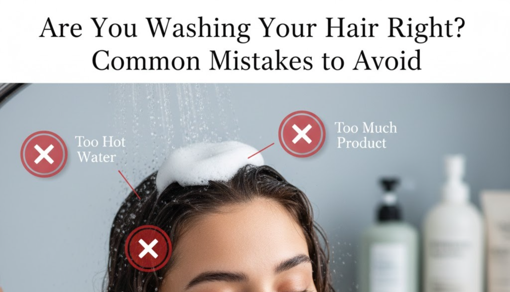 Are You Washing Your Hair Right? Common Mistakes to Avoid