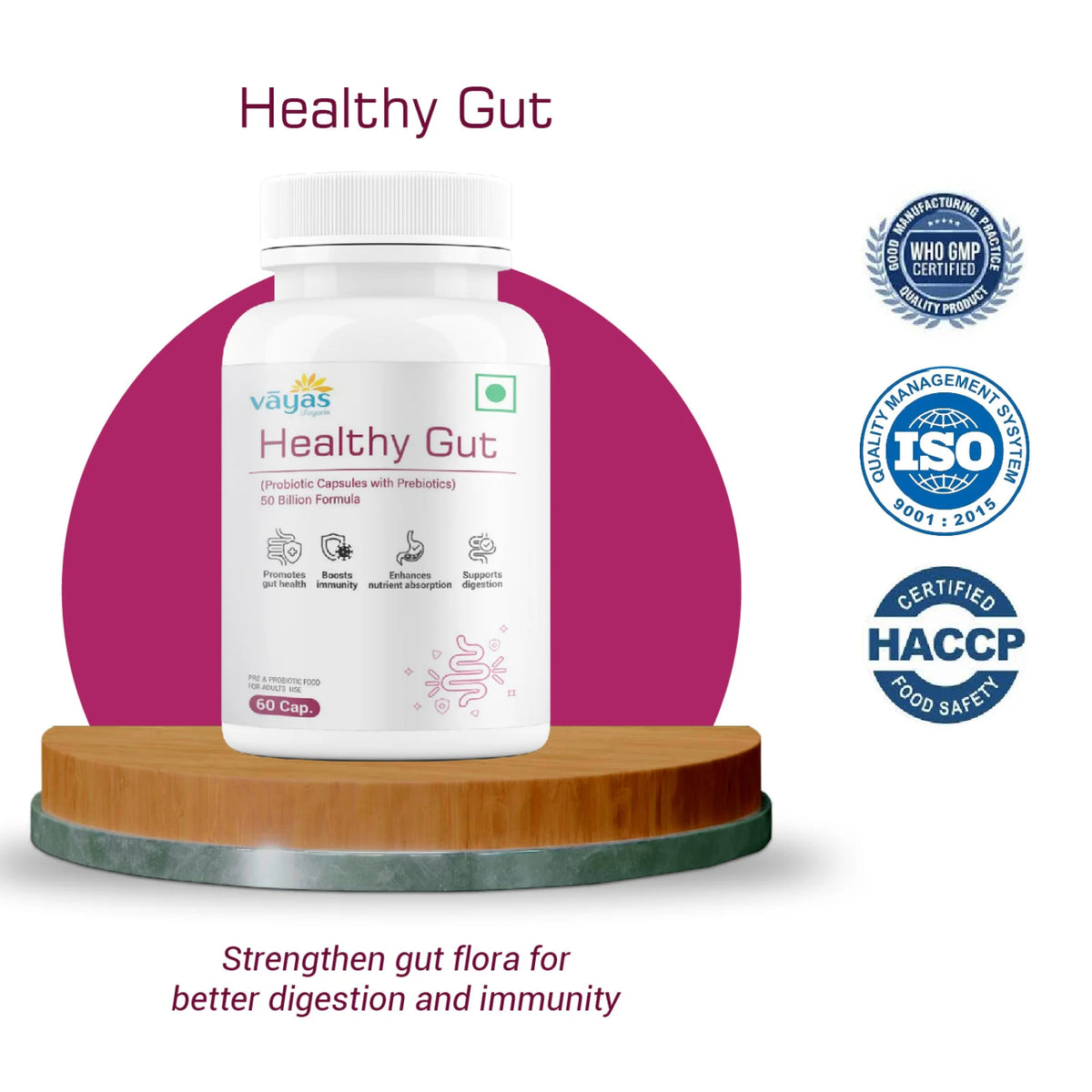 prebiotic and probiotic capsules