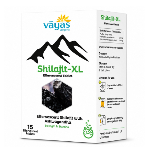 Vāyas Shilajit-XL Effervescent Tablets