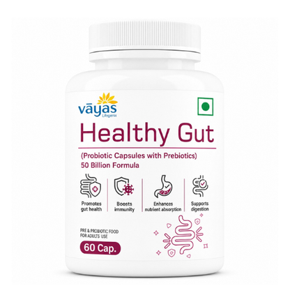 Vayas Life Healthy Gut Prebiotic and probiotic capsules buy online 