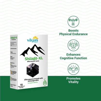 Vāyas Shilajit-XL Effervescent Tablets